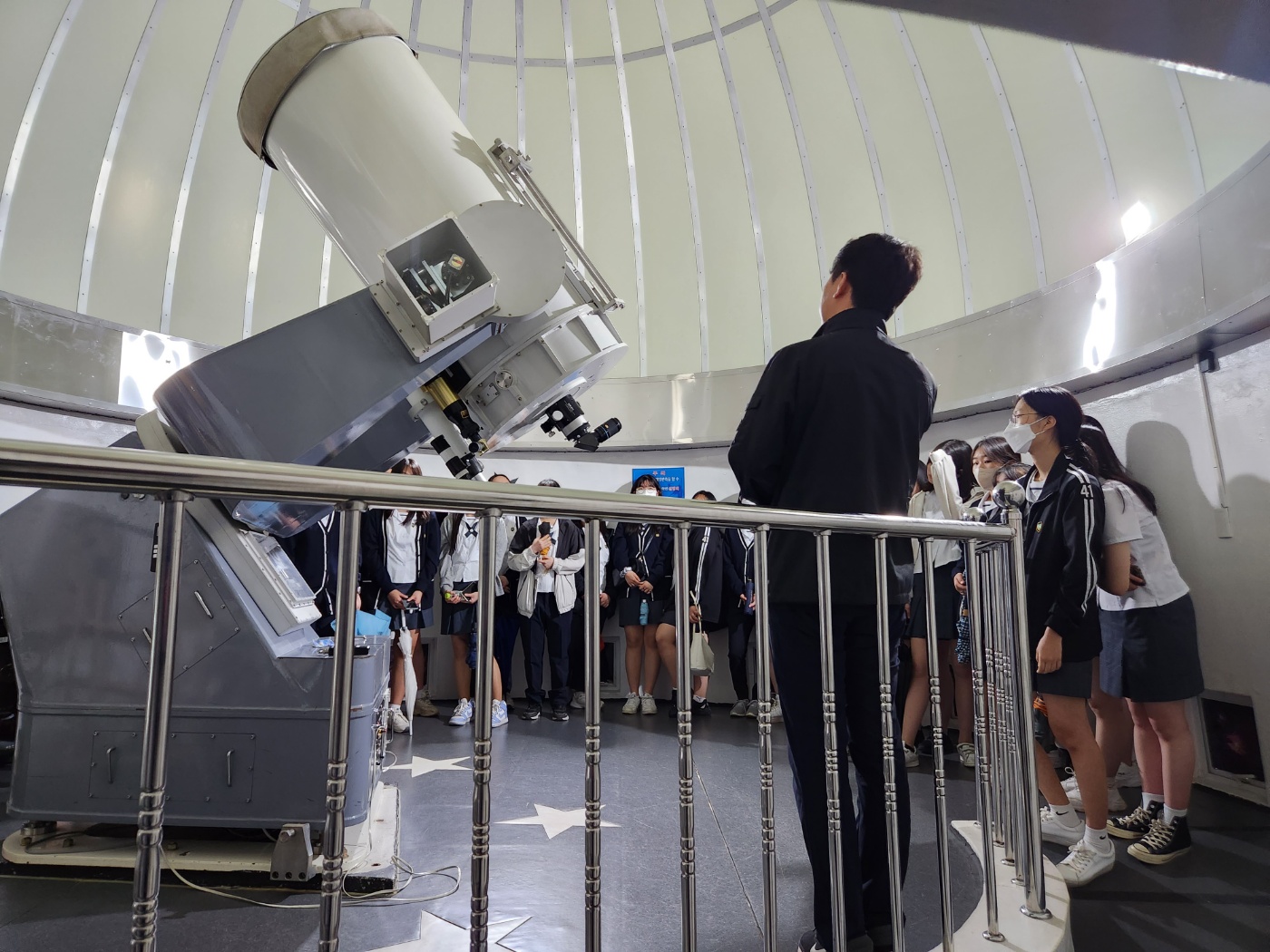 광주 동아여고 1학년 주간 태양 관측 체험 사진 (2023.05.04.)2